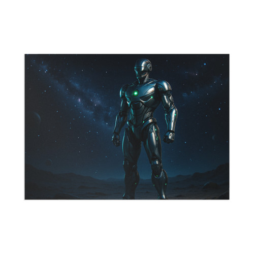 Galactic Guardian Bot - Fine Art Postcards