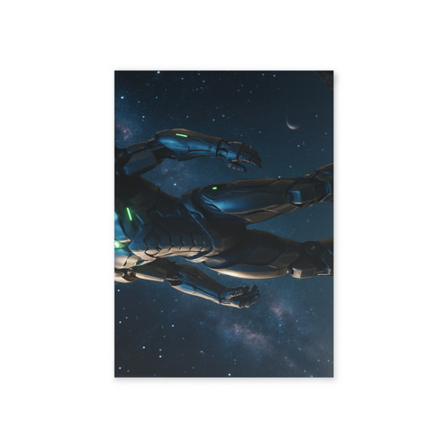 Galactic Guardian Bot - Holiday Cards (Two-sided print)