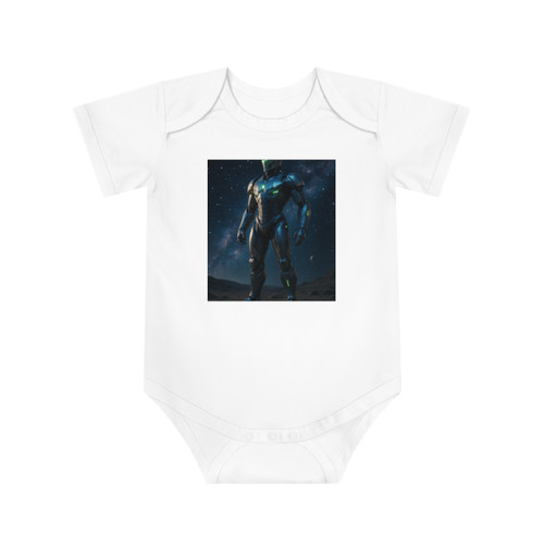 Galactic Guardian Bot - Baby Short Sleeve Bodysuit