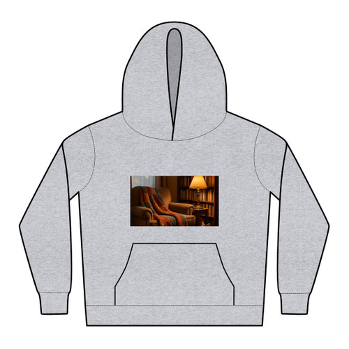 Whimsical Reading Retreat - Kids Relax Hoodie
