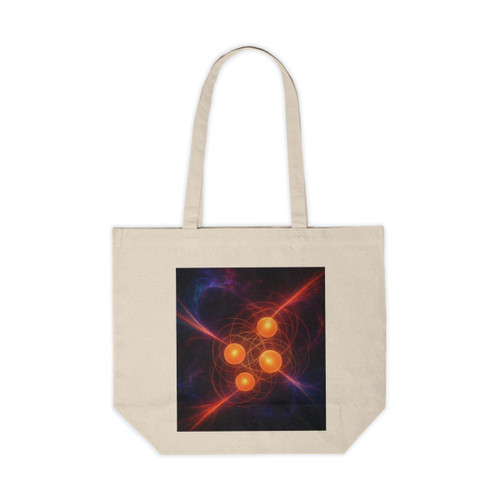Quantum Pulse - Canvas Shopping Tote