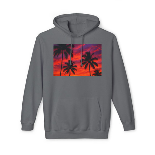 Electric Sunset Vibes - Unisex Hooded Sweatshirt, Made in US