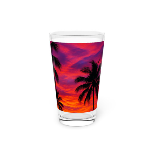 Electric Sunset Vibes - Pint Glass, 16oz