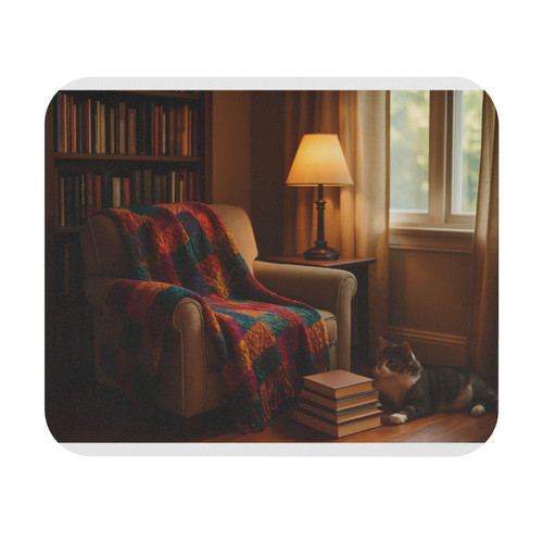 Whimsical Reading Retreat - Mouse Pad (Rectangle)