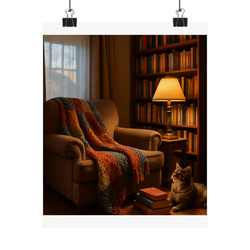 Whimsical Reading Retreat - Matte Vertical Posters