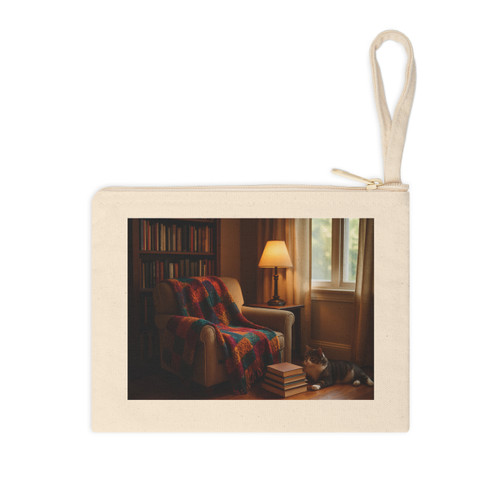 Whimsical Reading Retreat - Accessory Zipper Pouch