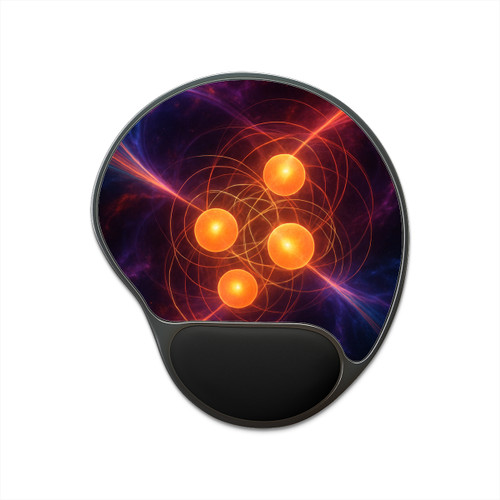 Quantum Pulse - Mouse Pad With Wrist Rest