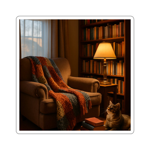 Whimsical Reading Retreat - Die-Cut Stickers