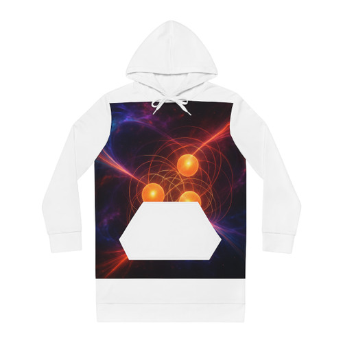 Quantum Pulse - Women's Hoodie Dress (AOP)