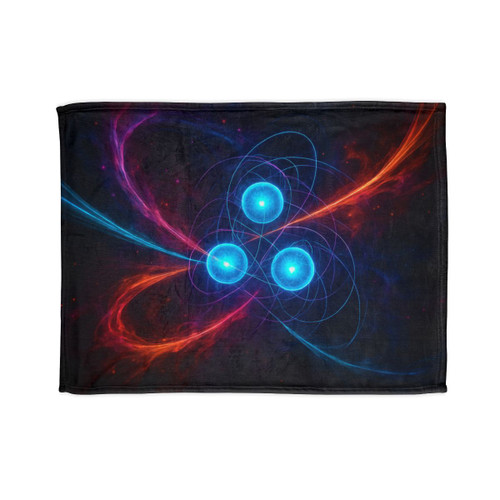 Quantum Pulse - Soft Polyester Blanket