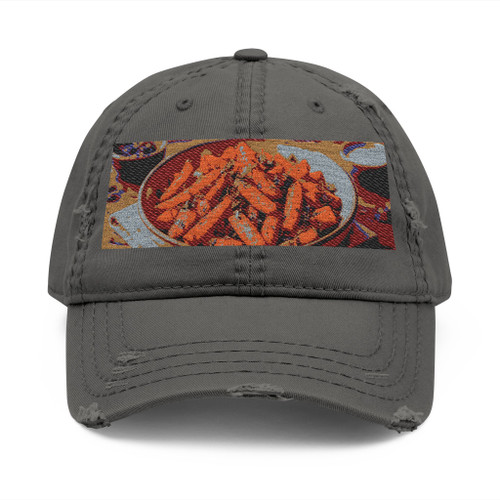 Harvest Elegance - Distressed Dad Hat (Embroidery)