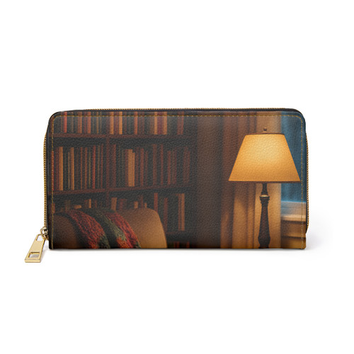 Whimsical Reading Retreat - Zipper Wallet