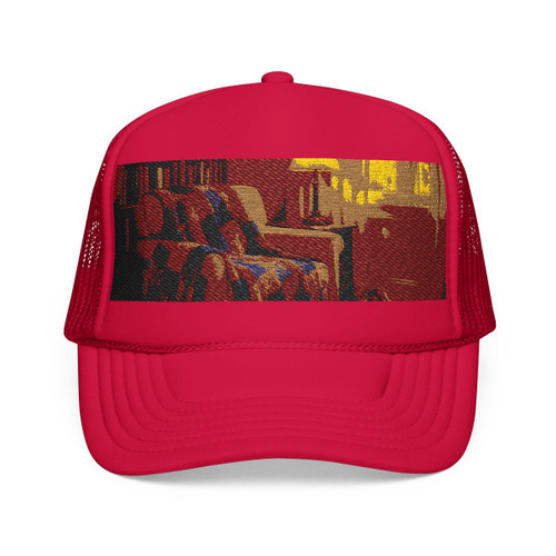 Whimsical Reading Retreat - Foam Trucker Hat (Embroidery)