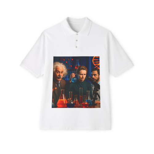 Curiosity in Motion - Men's Piqué Polo