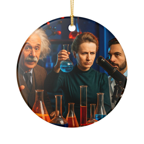 Curiosity in Motion - Ceramic Decoration Ornament, (1pc)