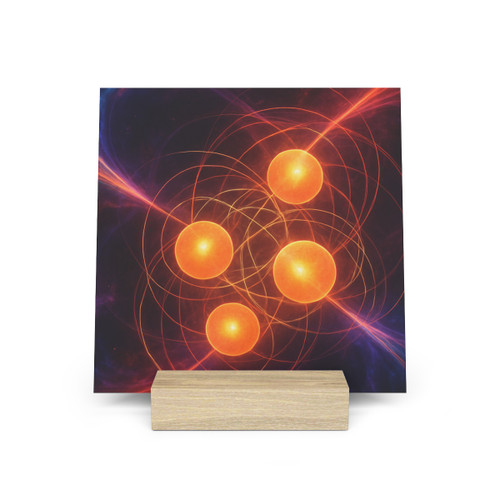 Quantum Pulse - Gallery Board with Stand