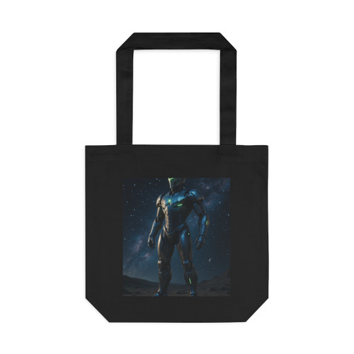 Galactic Guardian Bot - Cotton Tote Bag