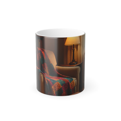 Whimsical Reading Retreat - Color Morphing Mug, 11oz