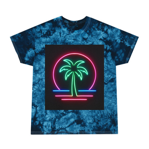 Neon Paradise - Tie-Dye Tee, Crystal