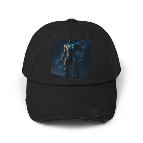 Galactic Guardian Bot - Unisex Distressed Cap