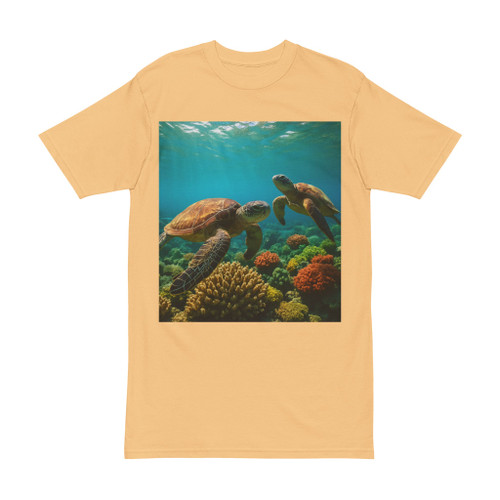 Dancing Sea Turtles - Men's Heavyweight Tee