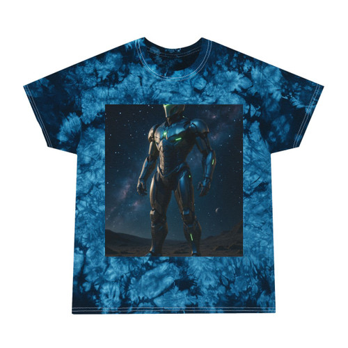 Galactic Guardian Bot - Tie-Dye Tee, Crystal