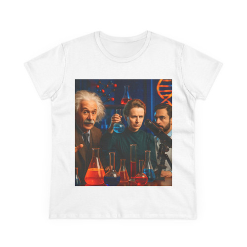 Curiosity in Motion - Women's Midweight Cotton Tee