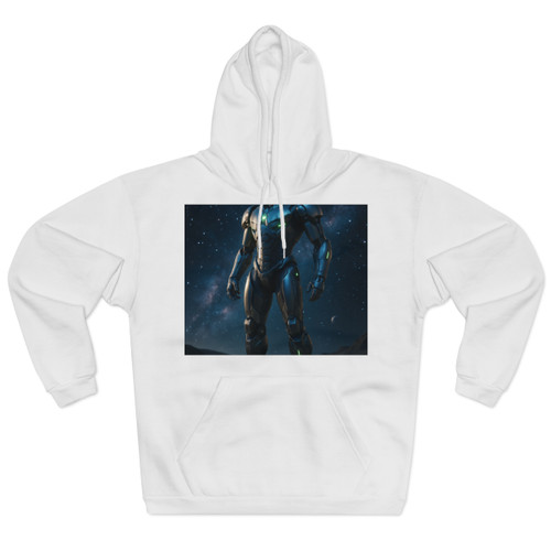Galactic Guardian Bot - Unisex Pullover Hoodie