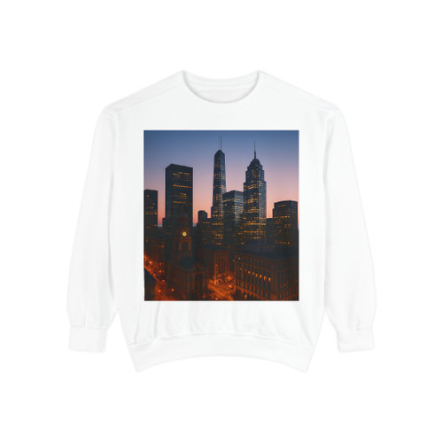 City Symphony - Unisex Garment-Dyed Sweatshirt