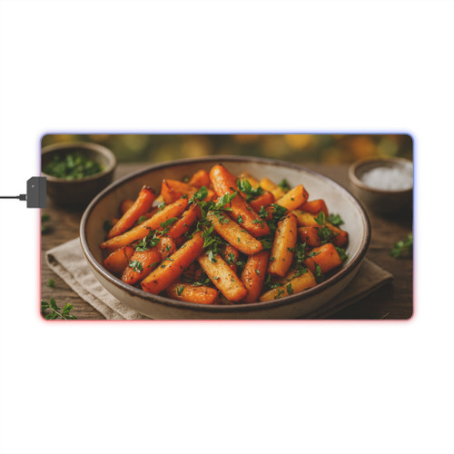 Harvest Elegance - LED Gaming Mouse Pad