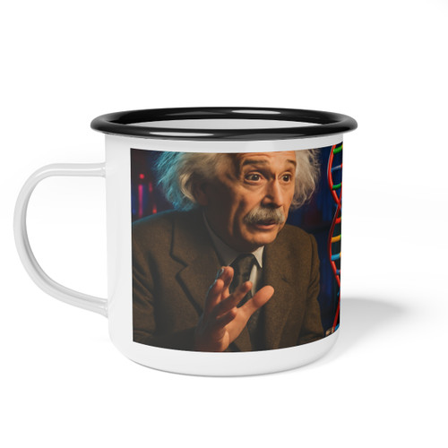 Curiosity in Motion - Enamel Camp Cup