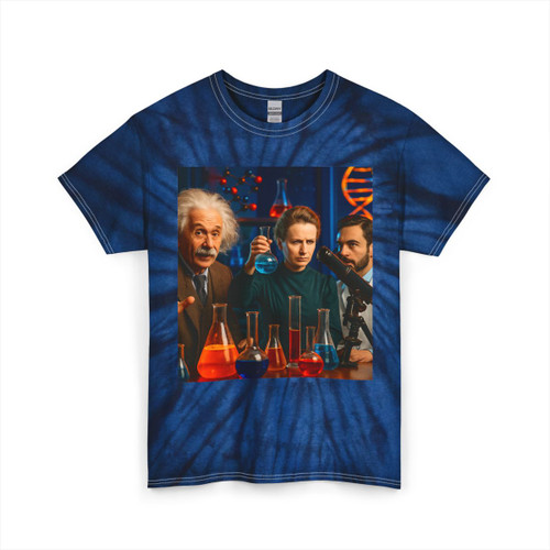 Curiosity in Motion - Unisex Tie Dye Cotton Tee