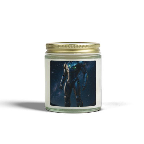 Galactic Guardian Bot - Scented Candles, Coconut Apricot Wax (4oz, 9oz)