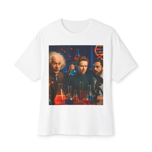 Curiosity in Motion - Unisex Oversized Boxy Tee