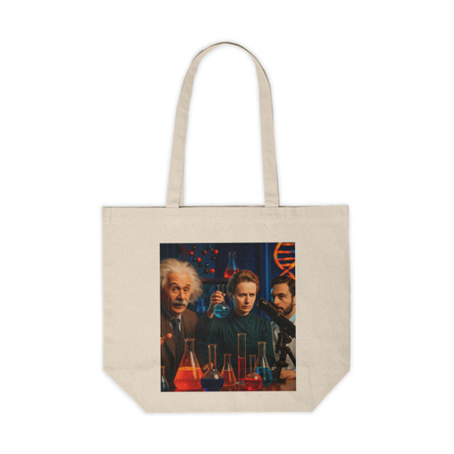 Curiosity in Motion - Canvas Shopping Tote