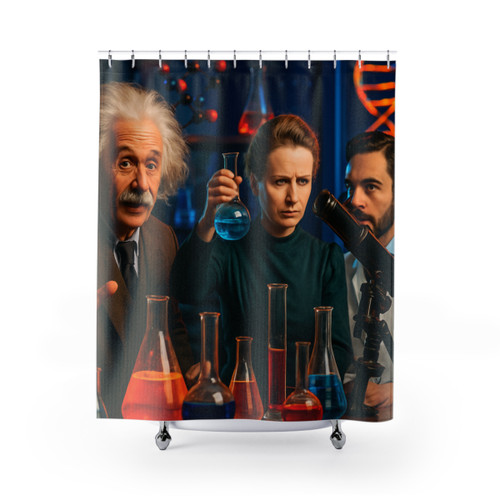 Curiosity in Motion - Shower Curtains
