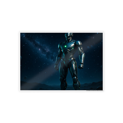 Galactic Guardian Bot - Gloss Posters