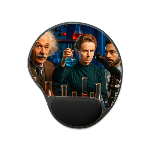 Curiosity in Motion - Mouse Pad With Wrist Rest