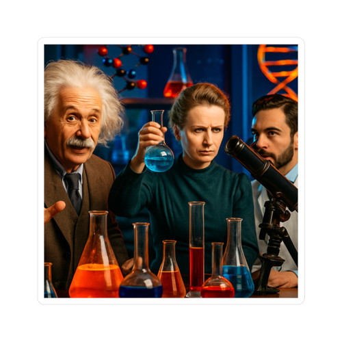 Curiosity in Motion - Vinyl Kiss-Cut Stickers