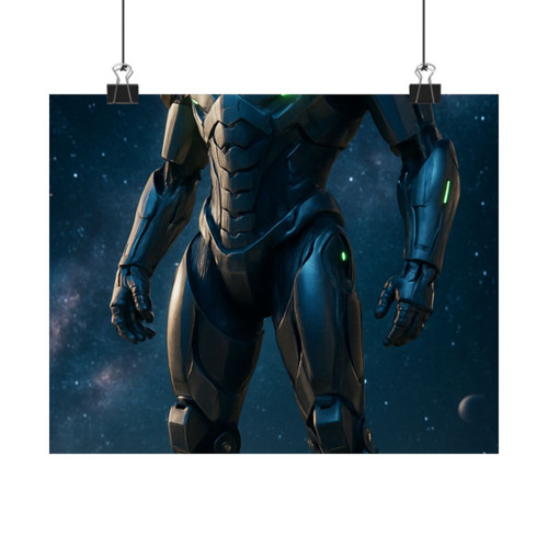 Galactic Guardian Bot - Matte Horizontal Posters