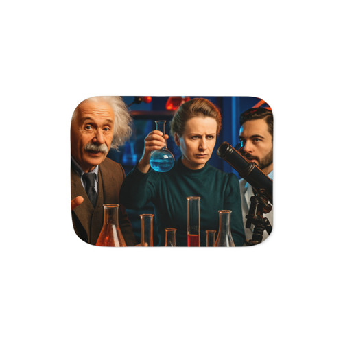 Curiosity in Motion - Sherpa Blanket, Two Colors