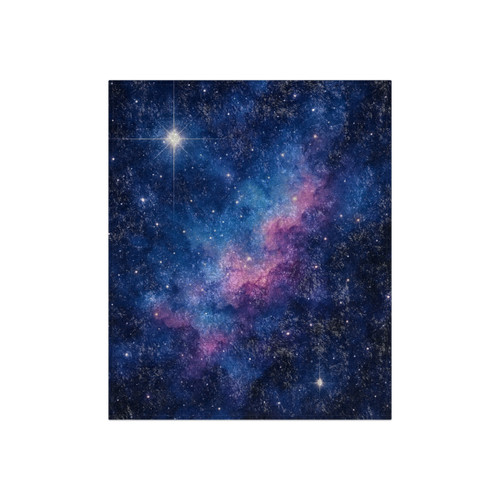 Ethereal Star Garden - Crushed Velvet Blanket