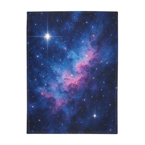 Ethereal Star Garden - Plush Fleece Blanket