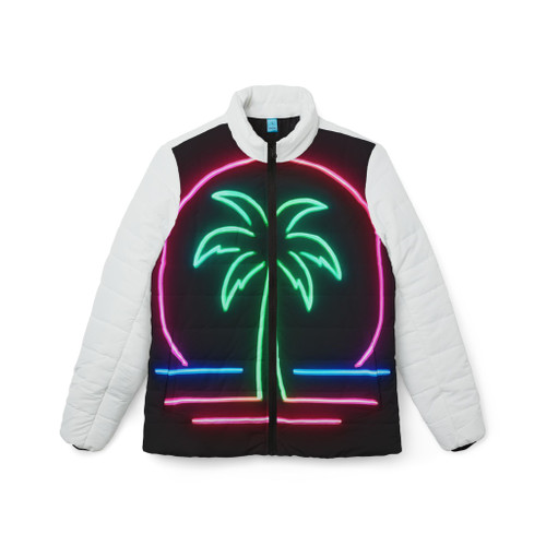 Neon Paradise - Women’s Puffer Jacket (AOP) Neon Paradise - Women’s Puffer Jacket (AOP)