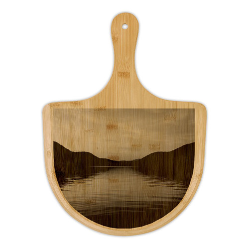 Whispers of Harmony - Bamboo Pizza Board (Engraving)