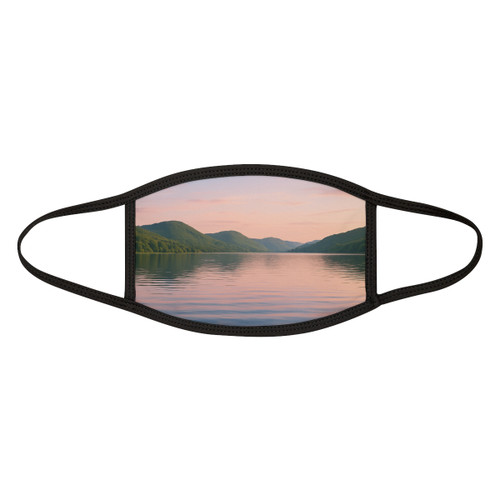 Whispers of Harmony - Mixed-Fabric Face Mask