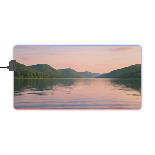 Whispers of Harmony - LED Gaming Mouse Pad