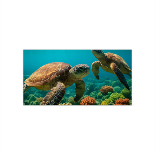 Dancing Sea Turtles - Bumper Stickers