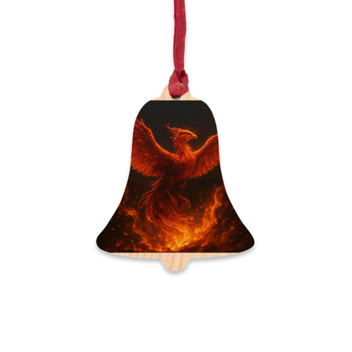 Eternal Flame Ascent - Wooden Ornaments