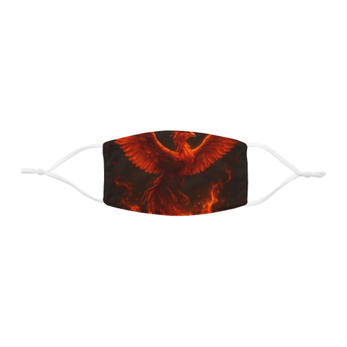 Eternal Flame Ascent - Snug-Fit Polyester Face Mask